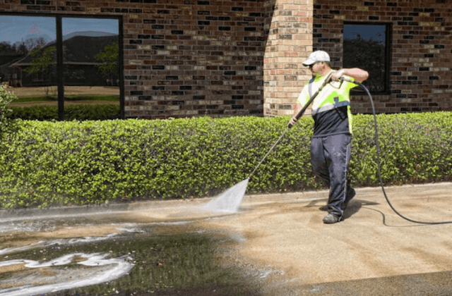 commercial concrete cleaning in bethesda